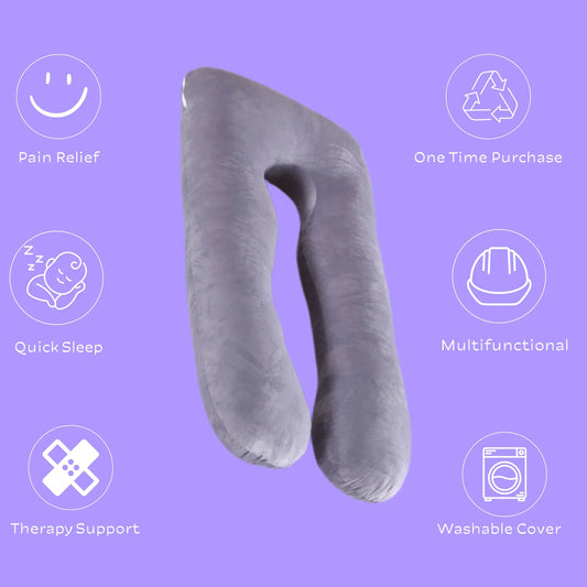GLAMORA™ Sleep Therapy Pillow – Ergonomic Full Body Support Cushion